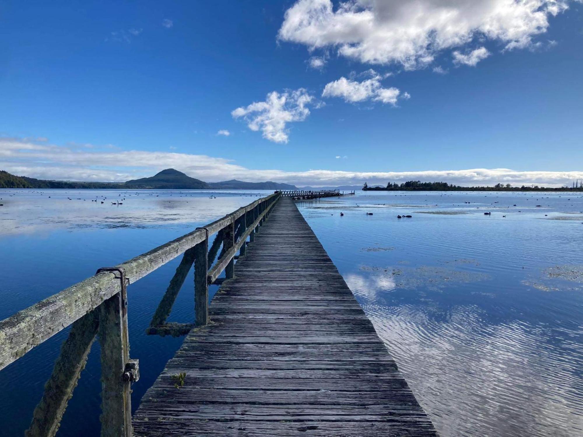 Whare&Geothermal Pool By Lake Taupo Туранги Екстериор снимка